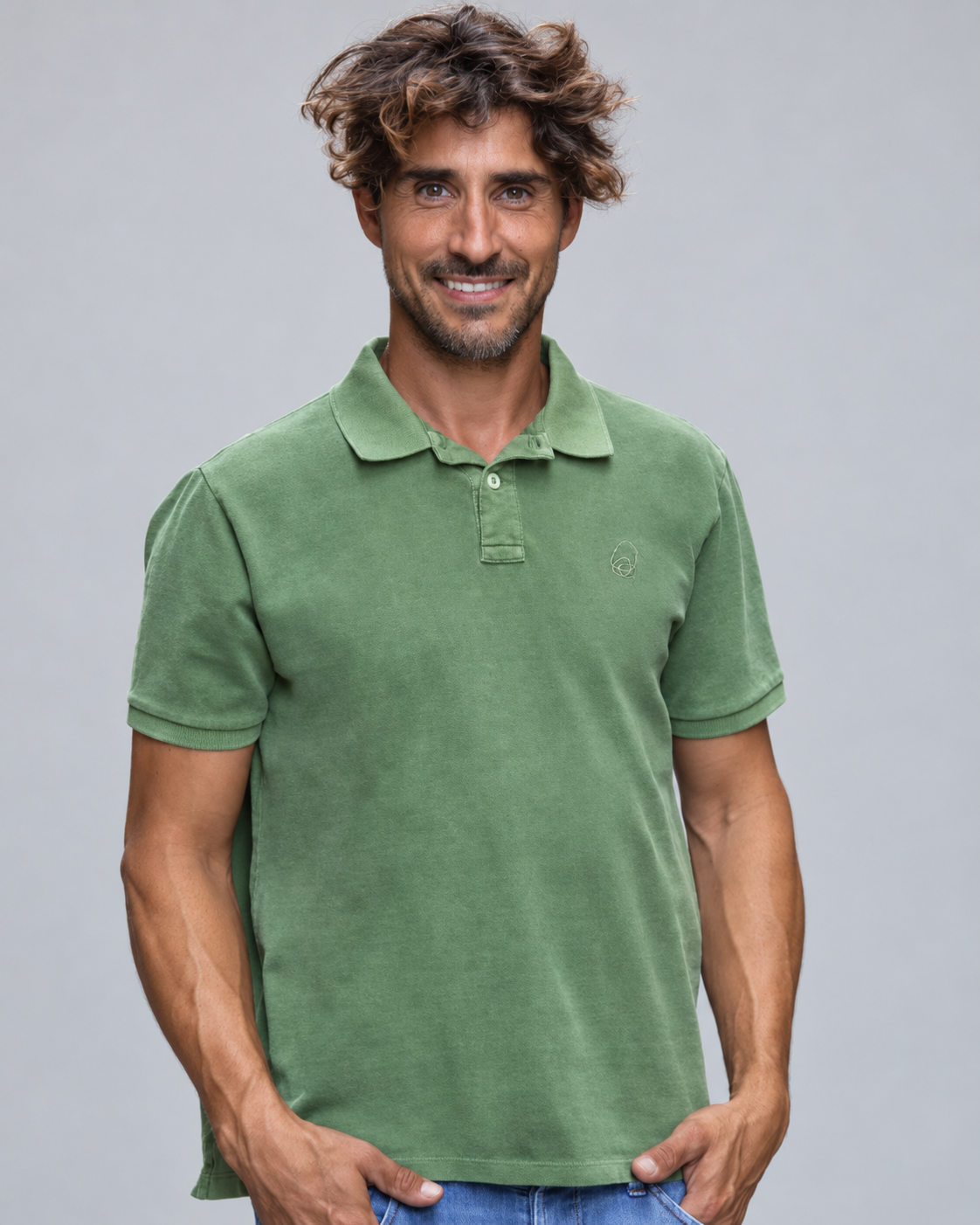 LA NANSA M/C Polo Musgo Pig.