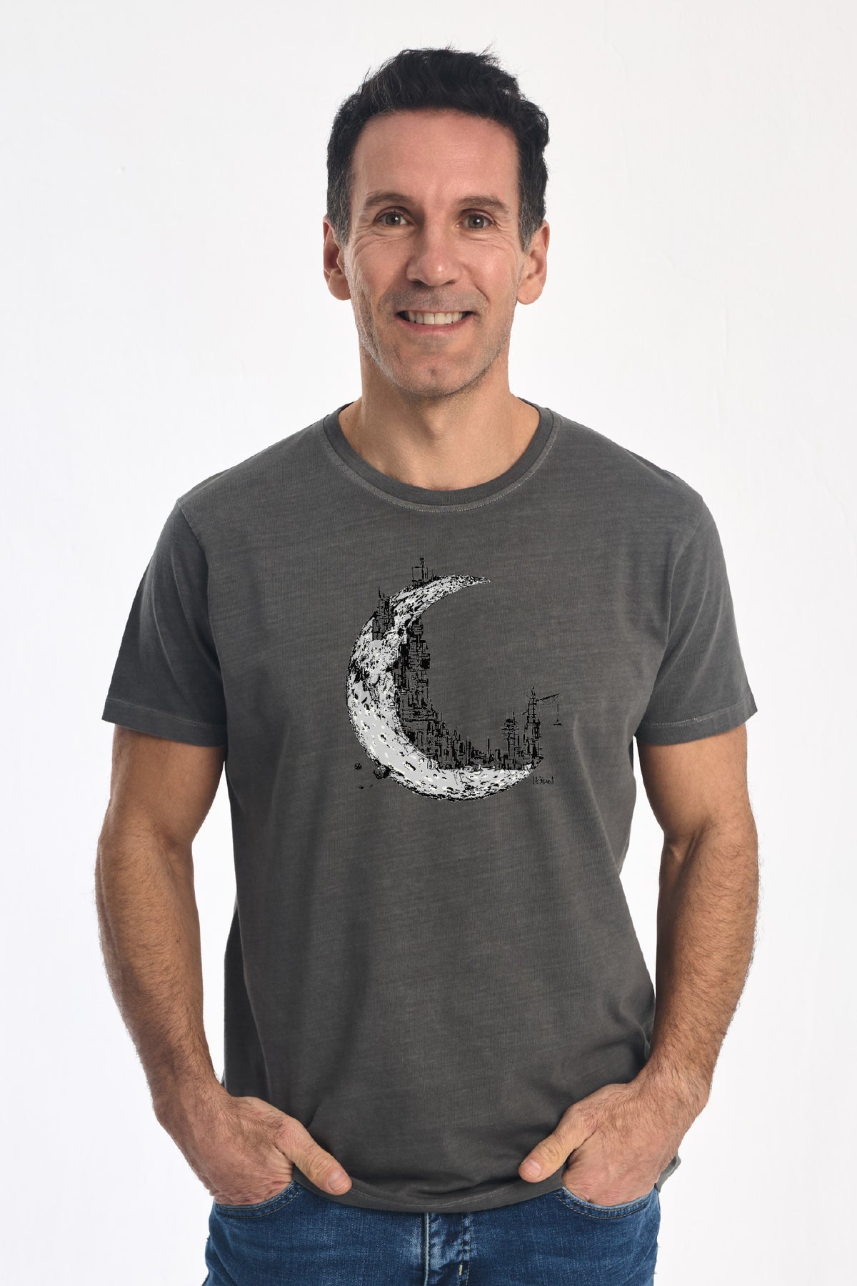 CITY MOON M/C Gris Medio de La Nansa para hombre