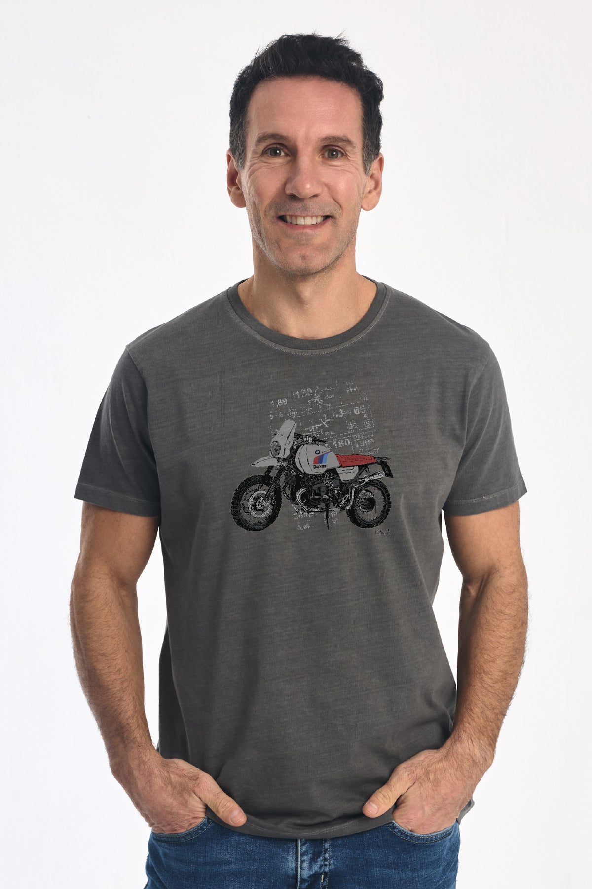 GS M/C Gris Medio de La Nansa para hombre