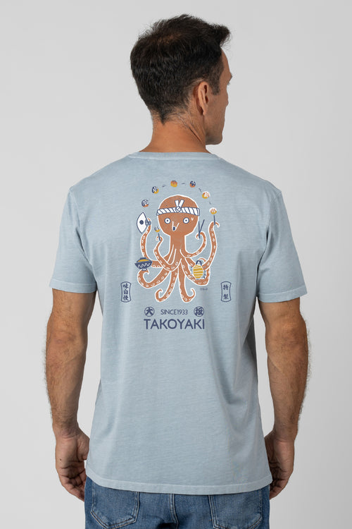 PULPO M/C Azul Nube Pig.