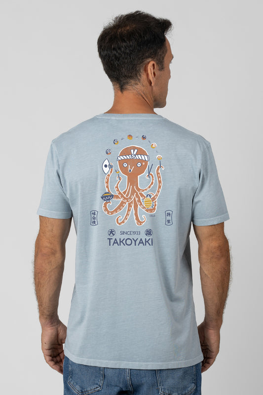 PULPO M/C Azul Nube Pig.