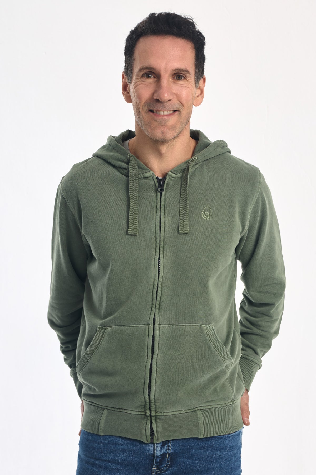 OVAL NANSA (BORDADO) Chaqueta Cremallera V. Fresno de La Nansa para hombre