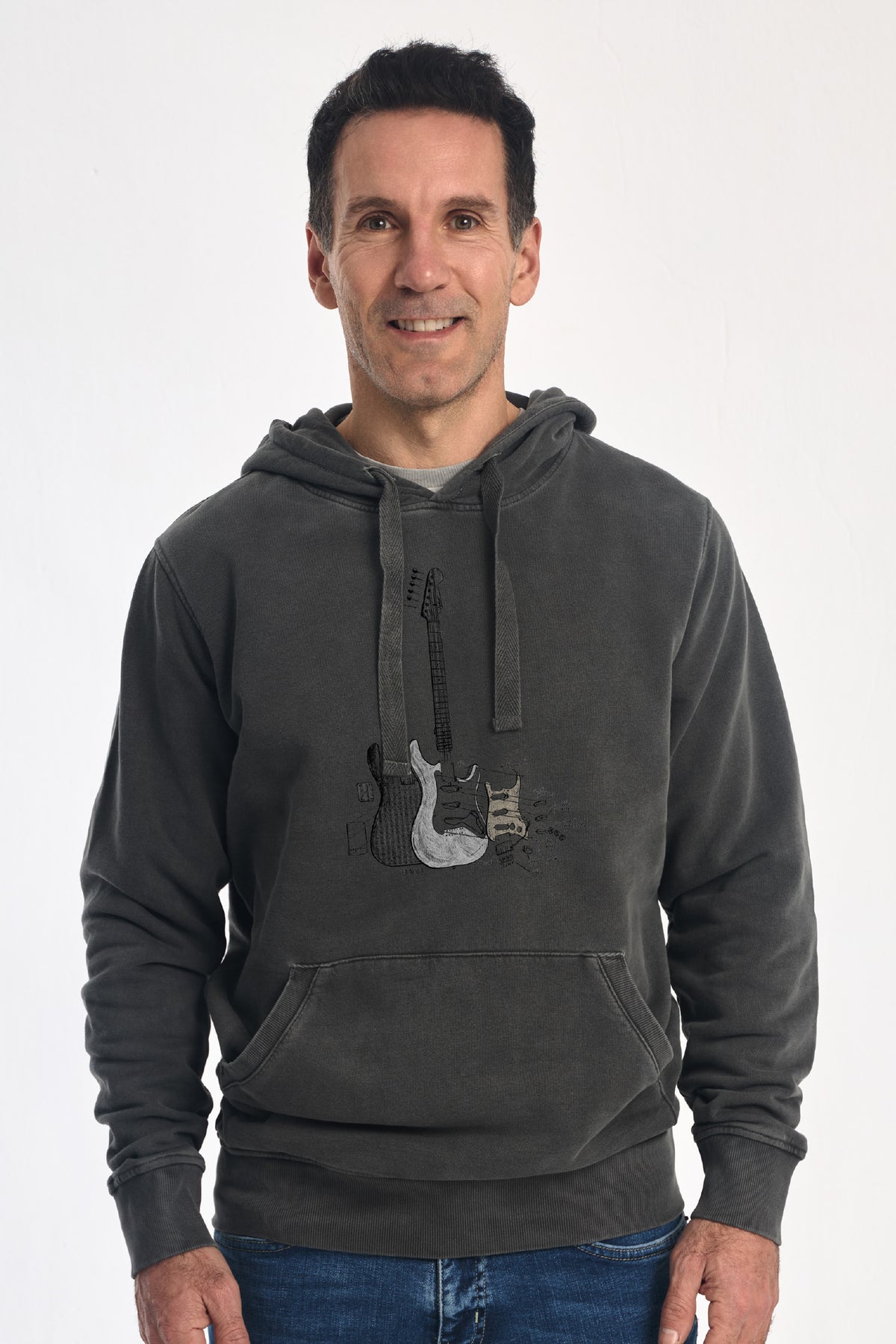 FENDER Jer. Capucha Gris Medio de La Nansa para hombre