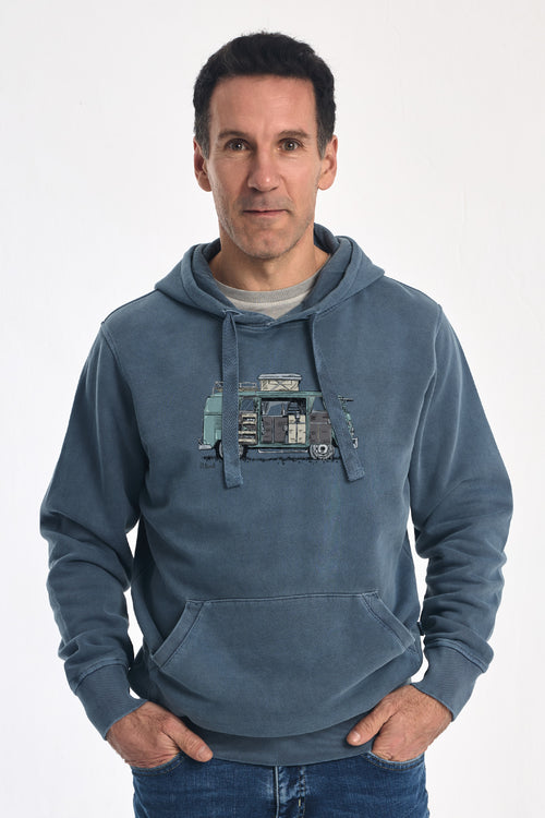 SPLIT BUS Jer. Capucha Azul Noche de La Nansa para hombre
