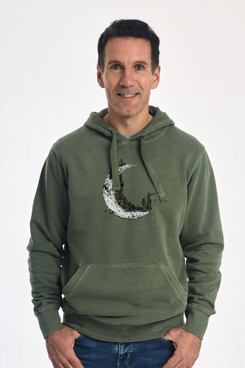 CITY MOON Jer. Capucha Verde Fresno de La Nansa para hombre