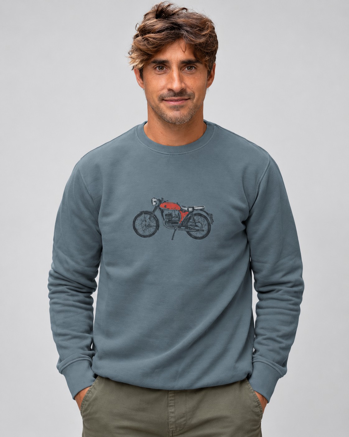 IMPALA Jer. C/R Azul Artico Pig. de La Nansa para hombre