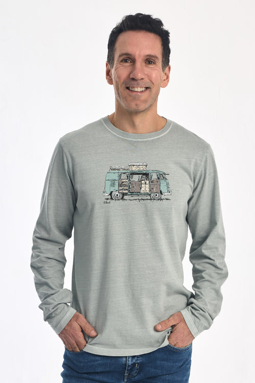 SPLIT BUS M/Larga Agus de La Nansa para hombre