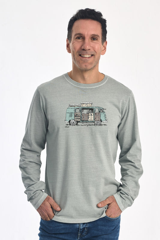 SPLIT BUS M/Larga Agus de La Nansa para hombre