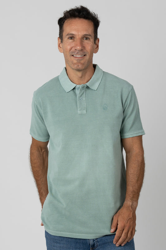 LA NANSA M/C Polo Verde Hielo Pig.