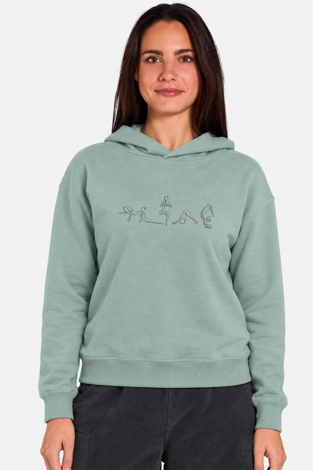 YOGUIS Jer. Cap. Aran Verde Hielo Pig. de La Nansa para mujer