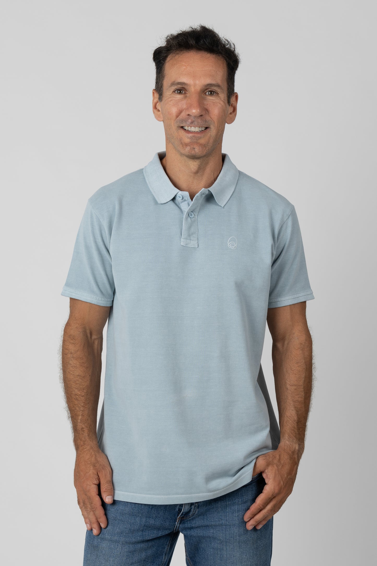 LA NANSA M/C Blue Cloud Pig Polo.