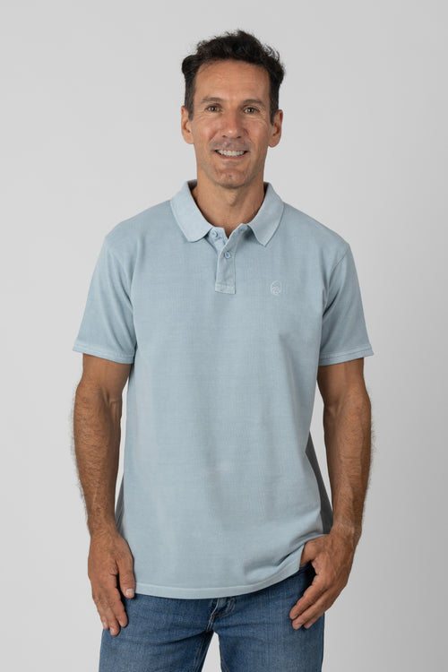 LA NANSA M/C Blue Cloud Pig Polo.