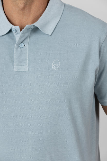 LA NANSA M/C Blue Cloud Pig Polo.