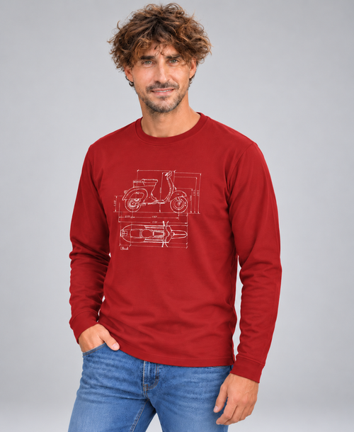 VESPA PLÀNOL M/L Granat