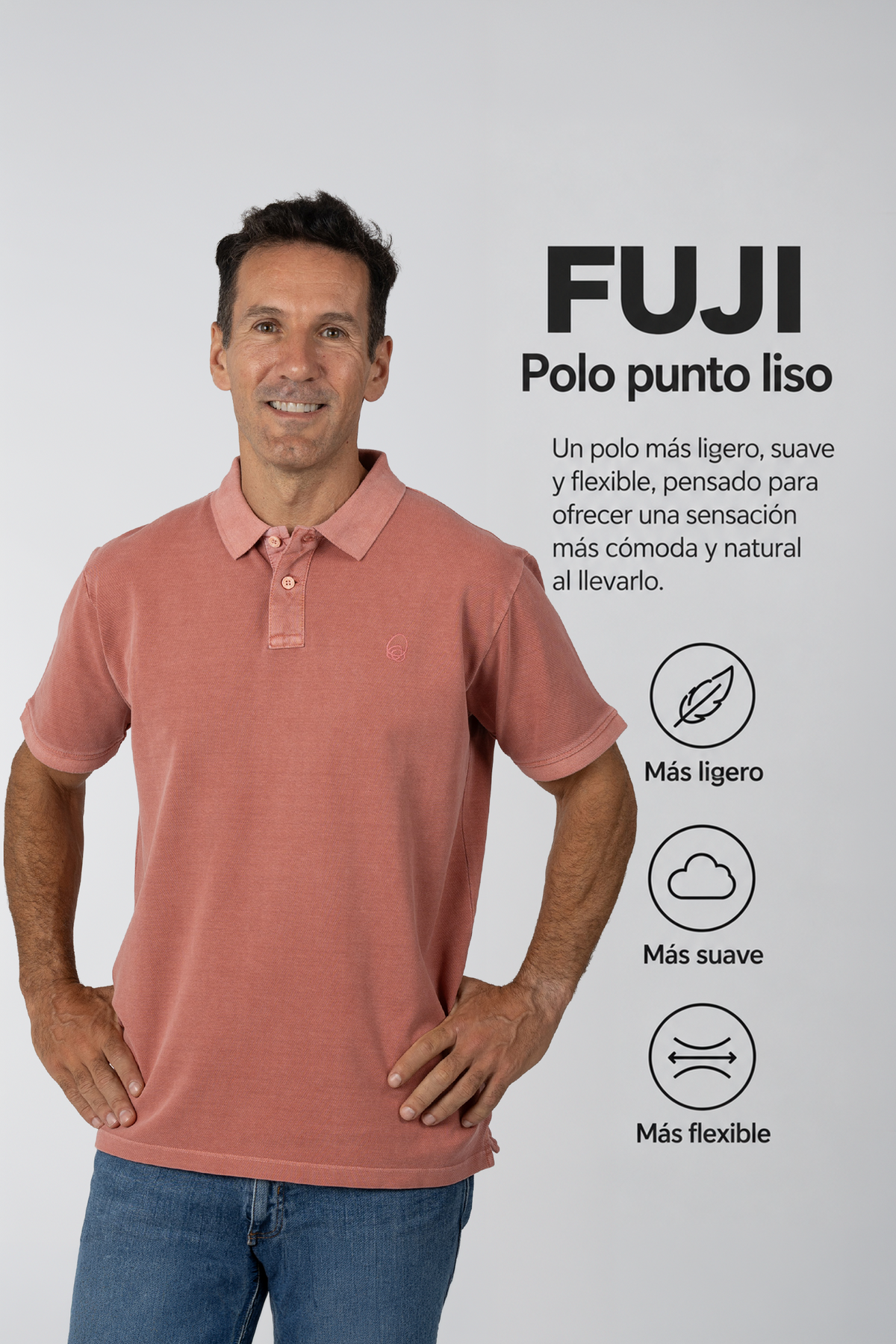 FUJI Polo M/C P/L Gundi Pig.