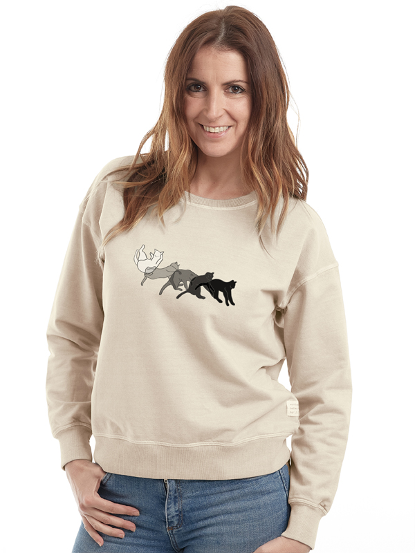 CATS Jer. C/R Sort Ecru