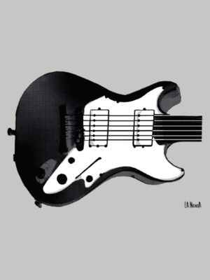KING GUITAR M/C Gris Medio Pig.