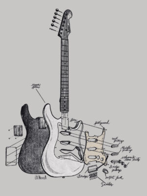 FENDER M/C Gris Medio Pig.