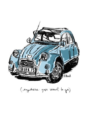 2 CV M/C Azul Noche Pig.