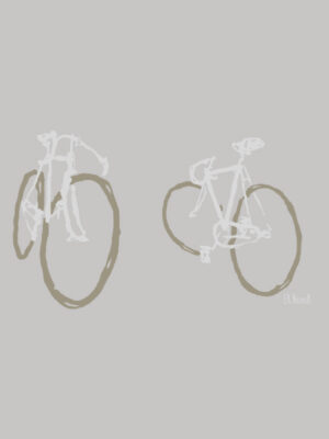 TWO BIKES M/C Blau Nit Pig.