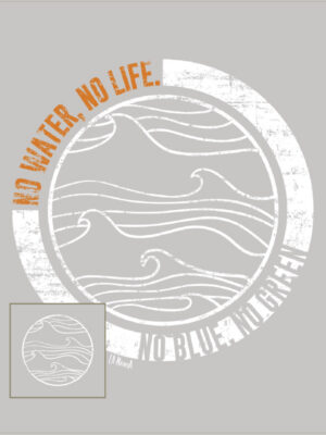 NO WATER M/C Blau Egeu Pig